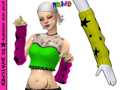 Sims 4 Sleeve Accessory, Sims 4 Hand Warmers, Sims 4 Cc Sleeves Accessory, Sims4 Arm Warmer, Sims Arm Warmers, Sims 4 Arm Warmers, Sims 4 Cc Arm Warmers, Goth Belt, Fishnet Shirt