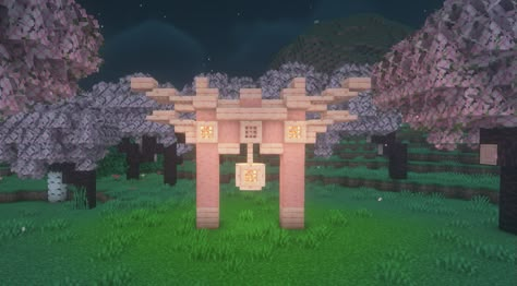 #minecraftcherryblossom #minecrafttoriigate #minecraftpink #minecraftbuilddesigns #minecraftsakuragate #minecraftgate #minecraftbuildideas #minecraftcutepink #minecraftpinkbuilds #minecraftcottagecore #mcwalldesigns #mcbuildideas #minecraftwalls #minecraftupdate #minecraftnewideas #minecraftsurvivalideas #minecraftsurvival #cherrytoriigateminecraft Minecraft Welcome Sign, Minecraft Cherry Blossom Torii Gate, Cherry Nether Portal Design, Japanese Arch Minecraft, Japanese Archway Minecraft, Minecraft Portal Design Cherry Blossom, Cherry Blossom Portal Minecraft, Minecraft Entrance Ideas Arch, Cherry Blossom Horse Stable Minecraft