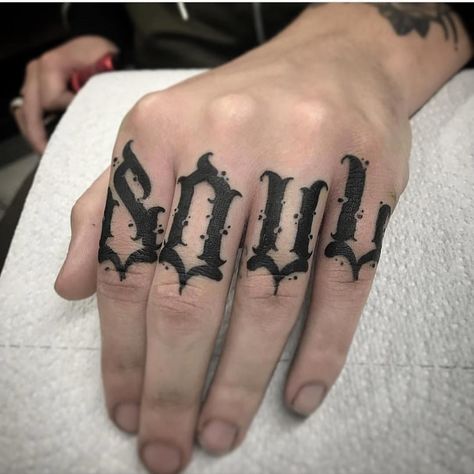 Finger Letter Tattoos, Knuckles Tattoo, Instagram Tattoos, Flame Tattoo, Tattoos Hand, Tattoos Instagram, Skull Hand Tattoo, Tattoo Lettering Design, Gangsta Tattoos