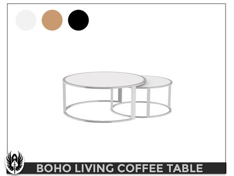 The Sims Resource - Modern Boho Living Room Coffee Table Sims 4 Cc Furniture Coffee Tables, Sims 4 Cc Coffee Table, Boho Living Room Coffee Tables, Living Room Blanket, Modern Boho Living Room, Room Coffee Table, Sims 4 Cc Furniture, Side Coffee Table, Gold Coffee Table