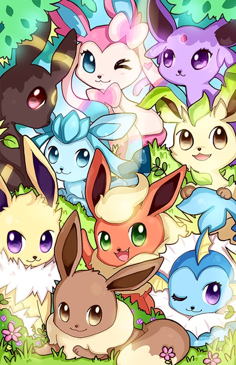 foxlett 1,296 139 Eeveelution :icongeegeet: Evee Evolution, Pokemon Eevee Evolutions, Pikachu Pikachu, Mega Pokemon, Pokemon Eeveelutions, Images Kawaii, Eevee Evolutions, Cute Pokemon Pictures, Film Anime