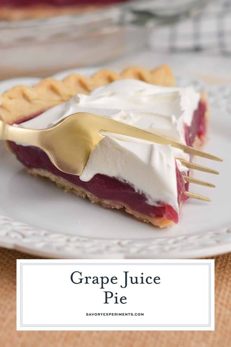 Recipes Using Grape Juice, Concord Grape Pie Filling, Grape Pie Recipe Easy, Grape Juice Pie Recipe, Recipes Using Concord Grapes, Grape Pie Filling Canning, Water Pie Recipe, Grape Pie Recipe, Concord Grape Pie