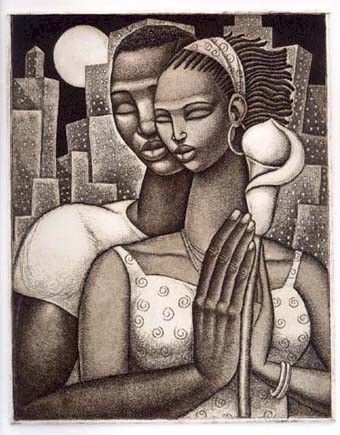 It's A Black Thang.com - Keith Mallett Art work - African American Art Keith Mallett, Nubian Art, Arte Jazz, African American Artwork, Black Artwork, Canadian Art, Afro Art, African American Art, My Black