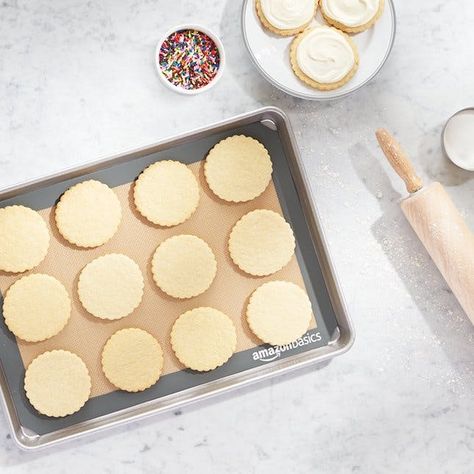 13 Best Baking Gadgets for the Betty Crocker in Your Life | Brit + Co Eid Al-adha, Baking Hacks, Pinterest Humor, Silicone Baking Mat, Baking Mat, Silicone Baking, Amazon Products, Food Tips, Baking Tips