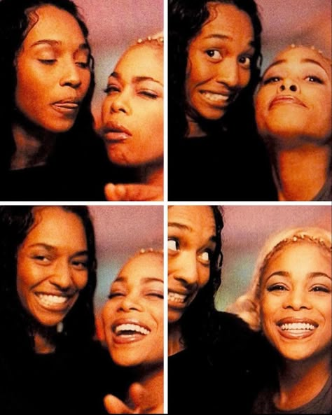 Mtv Trl Photobooth, Mtv Photobooth, Tlc Fanmail, Trl Photobooth, 90s Tlc, Left Eye Tlc, Ami Cole, Iconic Photoshoots, Mtv Trl