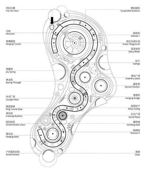 PEGASUS TRAIL - 100architects Urban Landscape Design, Landscape Design Plans, Architecture Concept Drawings, Playground Design, Landscape Architecture Design, Architecture Design Concept, Parking Design, Park Avenue, Site Plan