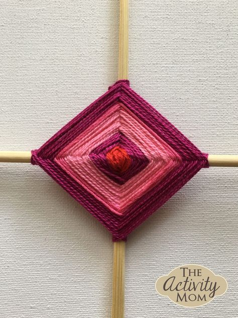 Ojo de Dios Craft for Kids using Chopsticks and thread or yarn.  #craftsforkids #ojodedios #kidscrafts Craft With Chopsticks, Chopstick Arts And Crafts, Chopstick Crafts Ideas, Chopstick Crafts, Chopstick Art, Chopsticks Crafts, How To Use Chopsticks, Girls Crafts, Using Chopsticks