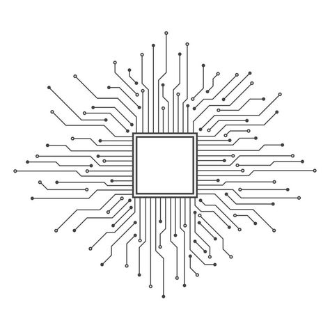 Electronic Design Graphic, Technology Aesthetic Design, Technology Drawing Ideas, Design Technology Projects, Technology Art Drawing, Circuit Aesthetic, Motherboard Drawing, Technology Sketch, Technology Line Art