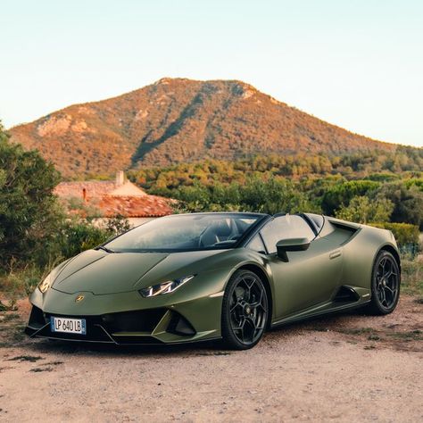 Lamborghini on Instagram: "High expectations fulfilled by Huracán EVO Spyder, designed to amplify every driving sensation. #Lamborghini #HuracanEVO #EveryDayAmplified __ Huracán EVO Spyder: fuel consumption combined 14.2 l/100km; CO2-emissions combined 338 g/km (WLTP EU27)" Green Lamborghini, Lamborghini Huracan Evo, Lamborghini Huracan Spyder, Car Ownership, Huracan Evo, Car Comfort, Car Experience, Ford Mustang Car, Luxury Car Rental