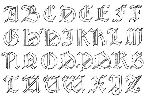 Old German Alphabet Alphabet Writing Style, German Lettering, German Alphabet, Fancy Fonts Alphabet, Graffiti Alphabet Styles, Tattoo Fonts Alphabet, Lettering Styles Alphabet, Graffiti Text, Alphabet Letters Design