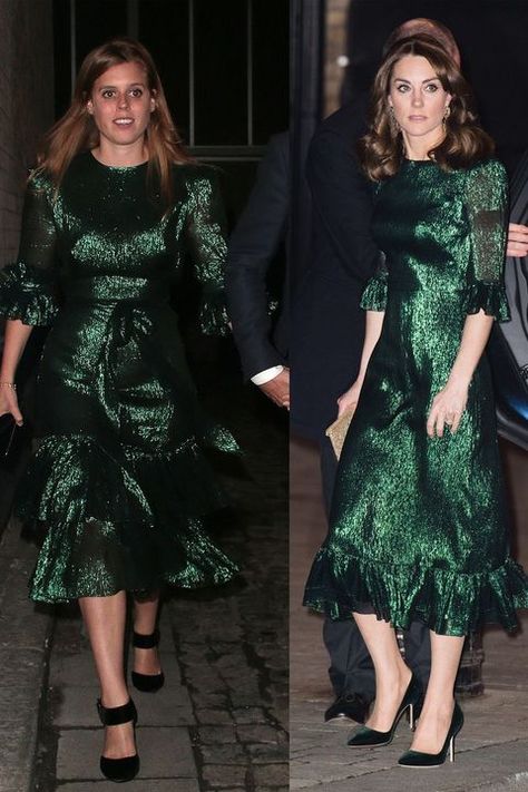 Ellie Saab Dress, Cocktail Outfits, Princesse Kate Middleton, Vampire's Wife, Green Cocktail Dress, Emerald Dresses, Green Cocktail, Sarah Ferguson, Royal Dresses