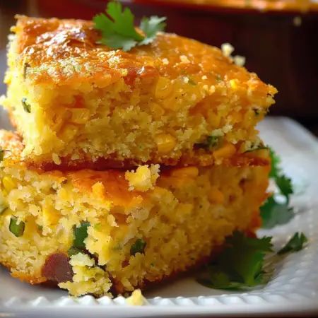 Paula Deen's Layered Mexican Cornbread Paula Deen Cornbread, Easy Mexican Cornbread, Mexican Cornbread Casserole Recipe, Mexican Cornbread Recipe, Mexican Cornbread Casserole, Corn Recipes Side Dishes, Cream Cheese Corn, Mexican Cornbread, Mexican Bread