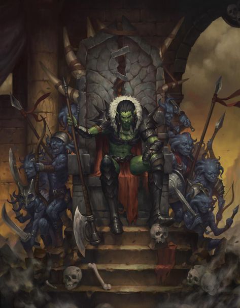 Orc Queen, Dnd Orc, Female Orc, Orc Warrior, Half Orc, Fantasy Races, Dungeons And Dragons Homebrew, Fantasy Artist, Fantasy Concept Art