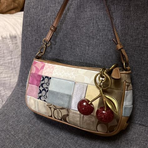 coach patchwork shoulder bag - Depop Coach Patchwork Bag, Christmas Inspo, Patchwork Bags, Women's Bag, Bag Lady, Shoulder Bag, Christmas, Clothes, Patchwork