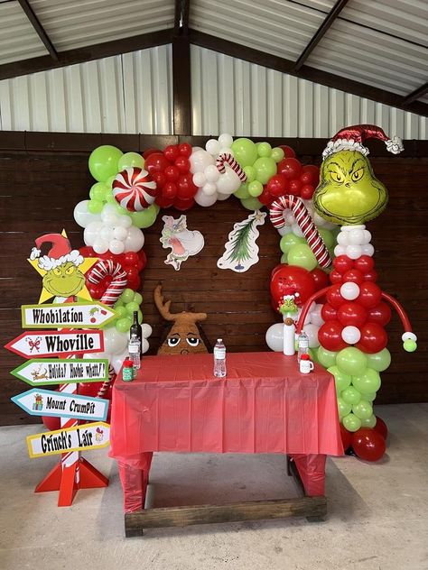 Twoville Birthday Party, Grinch Hot Chocolate Bar, Grinch Birthday Party, Grinch Decor, Xmas 2024, Hot Chocolate Bars, Grinch Christmas, Chocolate Bar, Grinch