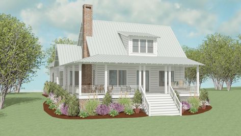 2500 × 1407 Historic Farmhouse Plans, Small House With Wrap Around Porch, Old Farmhouse Floor Plans, Open Concept Floor Plans, Bedroom Farmhouse, Small Farmhouse, Cottage Plan, Farmhouse Plan, Small Cottage