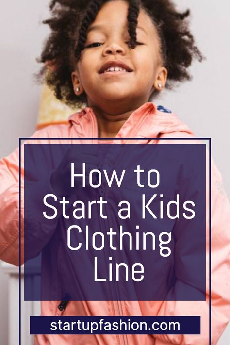 How To Start A Clothing Line, Start A Clothing Line, Small Business Ideas Products, Business Ideas For Students, Small Business Clothing, Kids Clothing Store Design, Kids Clothing Brand, Kids Clothing Rack, Clothing Rack Display