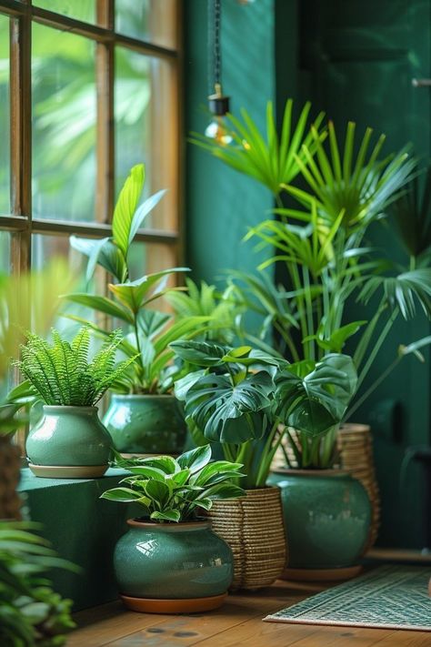 Step Display: Place pots on the steps of a porch or patio to create a cascading effect with flowers. Corner Accents: Use large flower pots to fill empty corners of your outdoor patio or garden. Suggested #Tags: #DIYFlowerPots #OutdoorPlanters #UpcycledPlanters #LargeFlowerPots #GardenDecor #RusticGardenIdeas Passage Decoration, Step Display, Indoor Plant Ideas, Low Light Indoor Plants, Large Flower Pots, Balcony Plants, Outdoor Living Design, Diy Flower Pots, Flower Pots Outdoor