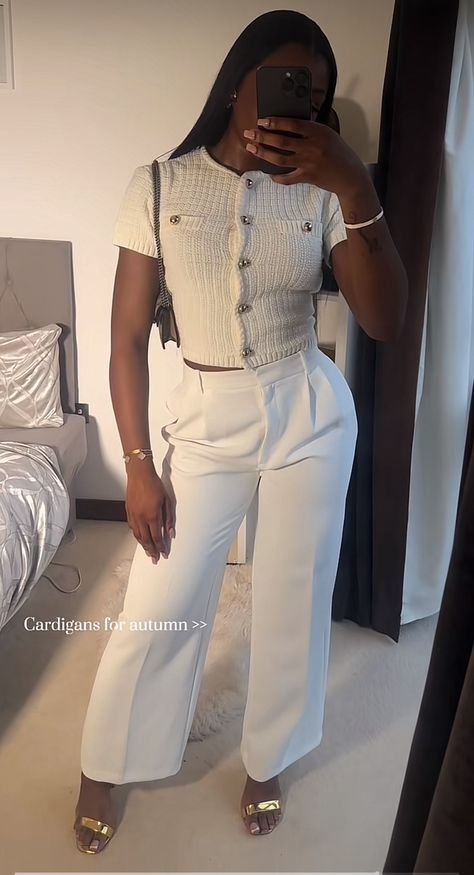 Business Chic Black Women, Classy Expensive Aesthetic, Rich Girl Aesthetic Outfit Black Women, Government Aesthetic Outfit, Full Beige Outfit, Church Tops For Women, Black And White Brunch Outfit, Cooperate Baddie Aesthetic, Classy Spring Outfits Black Women