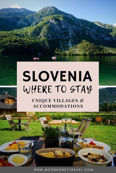 A guide to the most unique villages and accommodations in Slovenia. Find out where to stay in beautiful Slovenia.  #visitslovenia #slovenia #travelslovenia #sloveniatrip #europetravel #travel Triglav National Park, Visit Slovenia, Slovenia Travel, Eastern Europe Travel, Lake Bled, Voyage Europe, Destination Voyage, Europe Travel Destinations, Road Trip Itinerary