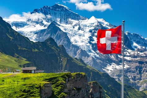 Places to Visit in Switzerland | Switzerland Family Vacation Ideas Switzerland Flag, Swiss Travel, Visit Switzerland, Toscana Italia, Most Beautiful Gardens, Family Travel Destinations, Zermatt, Canvas Home, Family Vacation