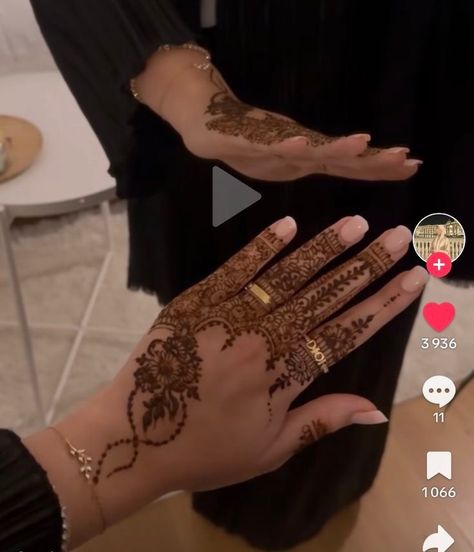 Modele Henna Main, Henna Main, Henna Eid, Mehendi Artist, Posh Nails, Henna Inspired Tattoos, Henna Inspiration, Henna Hand, Henna Inspo