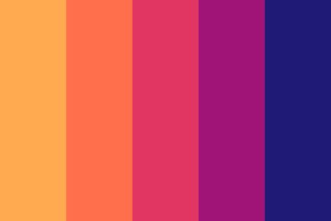 California Colour Palette, Las Vegas Color Palette, California Color Palette, Sunset Graphic Design, California Burger, Sunset Color Palette, Malibu Sunset, California Colors, Sunset Palette