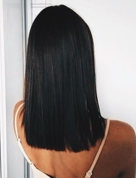 Cut Black Hair Color, Haircuts Straight Hair, Short Black Hairstyles, Brown Blonde Hair, Grunge Hair, Brunette Hair Color, Balayage Hair, Ponytail Hairstyles, Dark Hair