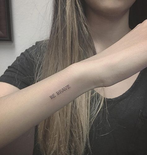 Dnd Madness, Brave Tattoo, Be Brave Tattoo, Tattoo Techniques, Single Needle Tattoo, Meaningful Tattoos For Women, Small Meaningful Tattoos, Elephant Tattoos, Feather Tattoos