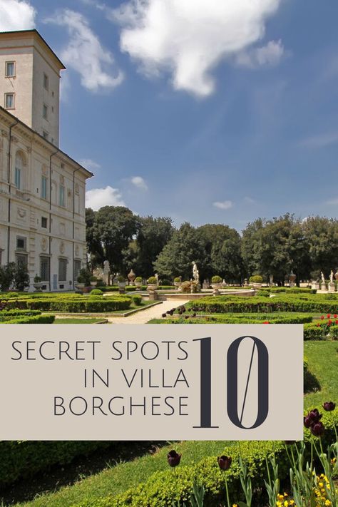 10 Secret Spots You Can’t Miss In Villa Borghese Villa Borghese Rome, Art House Movies, Fun Places For Kids, Horse Racing Track, Galleria Borghese, Villa Borghese, Piazza Del Popolo, Travel Secrets, Villa Park