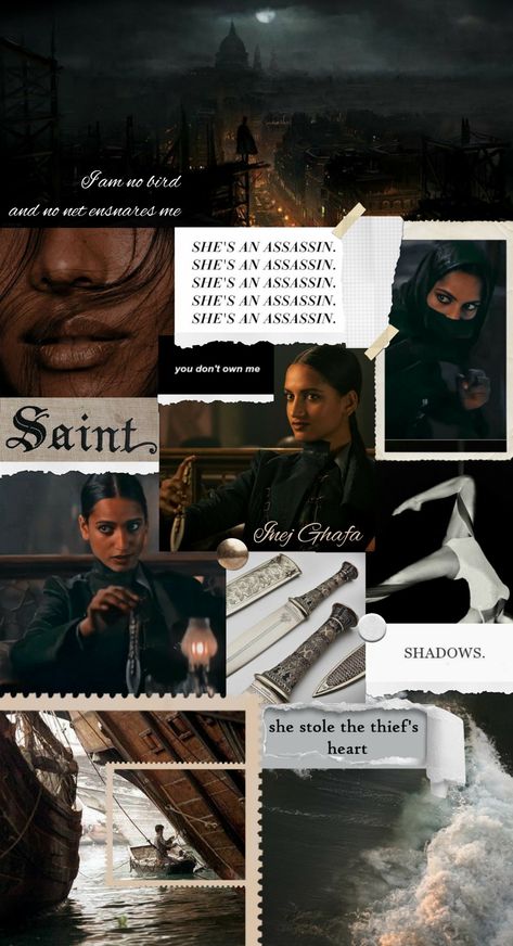 Inej Ghafa Wallpaper, Six Of Crows Lockscreen, Soc Wallpapers, The Crow Wallpaper, Grishaverse Wallpaper, Six Of Crows Wallpaper, Grishaverse Aesthetics, Inej Ghafa, Crow Books