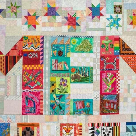 Studio Art Quilt Associates on Instagram: "Coming to Textile Talks on September 6: Building Community Through Quilts with Maria Shell! @mariashellquilts ⠀⠀⠀⠀⠀⠀⠀⠀⠀ In 2014, Maria Shell was an artist-in-residence at the McColl Center for Art + Innovation in Charlotte, North Carolina. There, she worked weekly with a formerly chronically homeless community now living in Moore Place. She developed a relationship with the Moore Place residents by teaching them basic sewing skills. This led to making a Maria Shell, Building Community, Basic Sewing, Charlotte North Carolina, Art Quilt, Sewing Skills, Studio Art, Sewing Basics, A Relationship