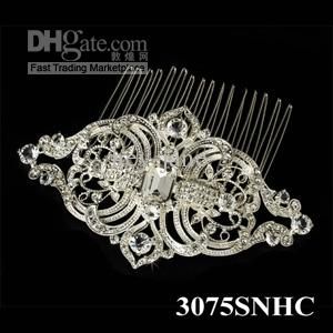 Wholesale Bridal Jewelry - Buy High Quality Unique Crystal Wedding Bridal Comb Wedding Bridal Hair Accessory Jewelry Headwear, $20.45 | DHgate Wedding Hair Combs, Vintage Comb, Fascinator Wedding, Hair Comb Clips, Vintage Hair Combs, Hair Comb Accessories, Bridal Wedding Hair, Hair Adornments, Bridal Comb