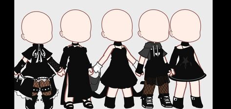 Witch Outfits Gacha Club, Gacha Club Outfit Ideas Aesthetic Soft, Goth Outfits Gacha Club, Gacha Life Goth Outfits, Gacha Club Couple Outfits, Gacha Life Dress Outfits, Gacha Club Maid Outfit Ideas, Gacha Club Witch Outfit Ideas, Gacha Club Hero Outfit Ideas