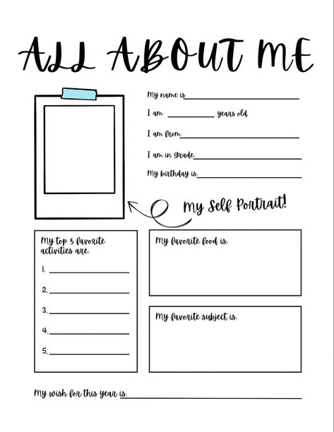 Tell Us About Yourself Template, Meet Me Template, Introduce Yourself Ideas School, Biodata Template Aesthetic, About Yourself Template, All About Me Aesthetic, Cute About Me Template, Introducing Myself Ideas, Introduce Yourself Template