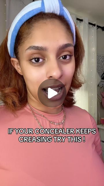 Mariyah on Instagram: "IS YOUR CONCEALER CREASING?😭TRY THIS! ❤️

#undereyeconcealer #makeuphack #makeuphacks #beautyhacks #makeupideas #makeupreels #makeupvideos #concealer #makeupaddict #makeuptutorial #wakeupandmakeup #viral #viralreels #viralvideo #trend #trendingreels #trendy" Charlotte Tilbury Setting Powder, Concealer Creasing, Tarte Concealer, Common Makeup Mistakes, Fenty Skin, Makeup Mistakes, Creamy Concealer, Under Eye Concealer, Color Corrector