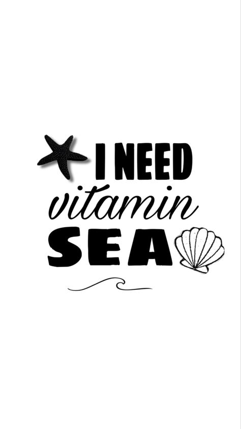 I Need Vitamin Sea, Vitamin Sea, Home Decor Decals, Quick Saves