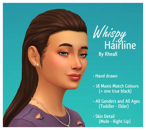 It's About Time Rheall Got a Simblr : Whispy Hairline (Yes, I know “wispy” is spelled... Nemo Coloring Pages, Hair Color Swatches, Cc Hair, Sims Houses, Face Kit, Sims 4 Cc Skin, The Sims 4 Download, Sims Four, Sims4 Clothes