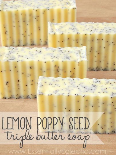 Poppy Seed Soap, Diy Soap Bars, Diy Soap Recipe, Lye Soap, Bars Of Soap, Săpunuri Handmade, Handmade Soap Recipes, Soap Craft, Lemon Poppy Seed