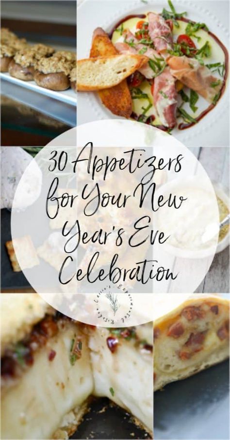 Whatever you're doing NYE it will most likely include appetizers. Here are 30 Appetizer Recipes for your New Year's Eve Celebration. #appetizers #newyearseve #nye Hanukah Appetizers, Nye Appetizers, New Years Appetizers, New Year's Eve Appetizers, Cheese Stuffed Mushrooms, Tiny Foods, New Years Eve Food, Beer Cheese Dip, Blogger Photos