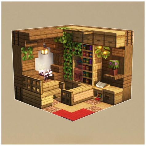 Minecraft Living Room Aesthetic, Wall Minecraft Designs Interior, Minecraft Reading Corner, Conversation Pit Minecraft, Minecraft Couch Ideas Living Rooms, Reading Nook Minecraft, Minecraft Sofa Design, Minecraft Message Board, One Piece Minecraft Builds