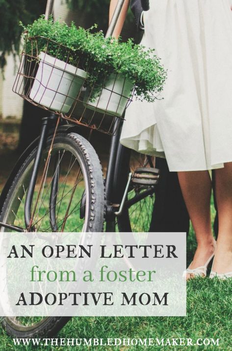 Wow, what an amazing bit of insight into the life of an adoptive/foster mother! A must read for everyone! Adoptive Mom, Healthy Children, Foster Care Adoption, Foster To Adopt, Adoptive Parents, Felt Letters, Foster Mom, Fostering Children, Open Letter