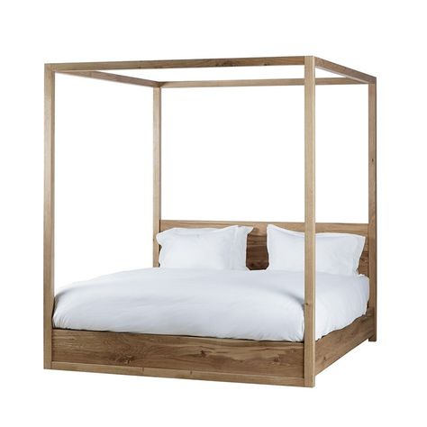 Othello King Post Bed 4 Poster Bed, 4 Poster Beds, Veneer Panels, Four Poster Bed, Four Poster, Poster Bed, Canopy Bed, French Oak, Headboard And Footboard