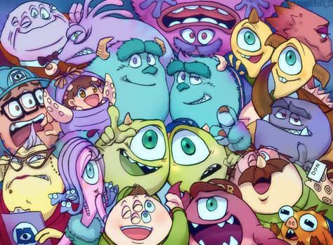 Monsters At Work Fanart, Monsters Inc Fanart, Kappa Monster, Disney Princess Jokes, Monster's University, New Pixar Movies, Pixar Animated Movies, Randall Boggs, Disney Fairies Pixie Hollow