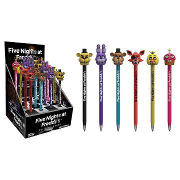 Freddy Toys, Glume Harry Potter, Pen Toppers, Sister Location, Fnaf Memes, Freddy Fazbear, 8th Birthday, Horror Game, Pen Sets