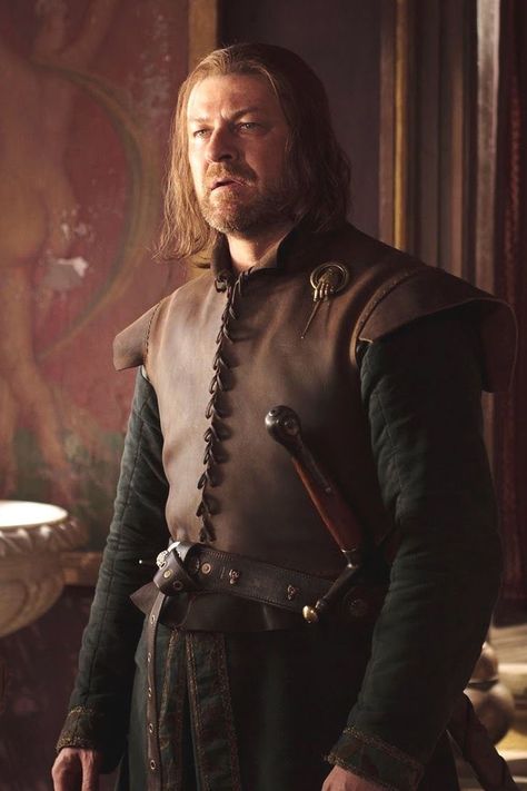 Sean Bean as Eddard "Ned" Stark or House Stark, Lord of Winterfell and King of the North in '"Game of Thrones" (HBO 2011-19) Stark Outfit, The Targaryens, Game Of Thrones Outfits, Game Of Thrones Merchandise, Eddard Stark, Game Of Thrones Facts, Game Of Thrones Poster, Ned Stark, Game Of Thrones Tv