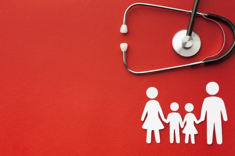 Cardboard family shapes with stethoscope... | Free Photo #Freepik #freephoto #medical #doctor #health #science Medical Frame, Red Cross Symbol, World Pharmacist Day, Medical Business Card, Powerpoint Background Templates, Doctor Shows, Family Doctor, Medical Wallpaper, Medical Business