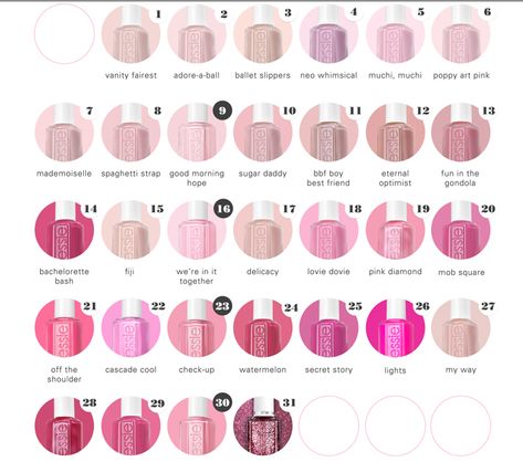 Nails Long Pink, Essie Pink, Essie Pink Nail Polish, Pink Essie, Essie Nail Polish Colors, Nail Ideas Nail Polish, Essie Colors, Essie Nail Colors, Essie Polish