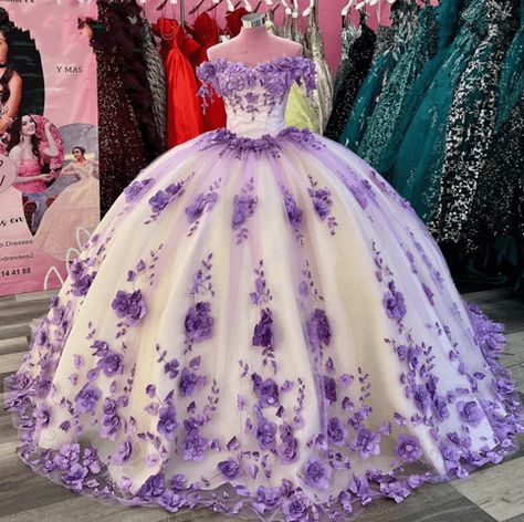 Lilac Sweet 16, Corset Quinceanera Dresses, Lilac Quinceanera Dresses, Lavender Quinceanera Dresses, Quinceanera Themes Dresses, Off Shoulder Ball Gown, Purple Quinceanera Dresses, Sweet 15 Dresses, Sweet 16 Dress