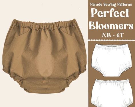 BLOOMERS SEWING Pattern pdf | 11 Sizes | Diaper Cover Sewing, Baby Bloomers Sewing, Bummies Sewing, Kids Bloomers Pattern Easy bloomers pattern. Make yours today in one of our 11 well-fitting sizes. Great pattern to have on hand. A0/PDF/A0 projector file Video tutorial included! Instructions in English, colored illustrations, English and Imperial measurements included Bloomers Sewing Pattern, Bloomer Pattern, Bloomers Pattern, Baby Bloomers Pattern, Printable Sewing Patterns, Baby Layette, Gown Pattern, Local Shop, Sew Easy